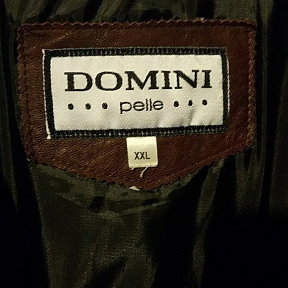 Domini pelle brown leather Chicago Bulls jacket - Picture 3 of 5